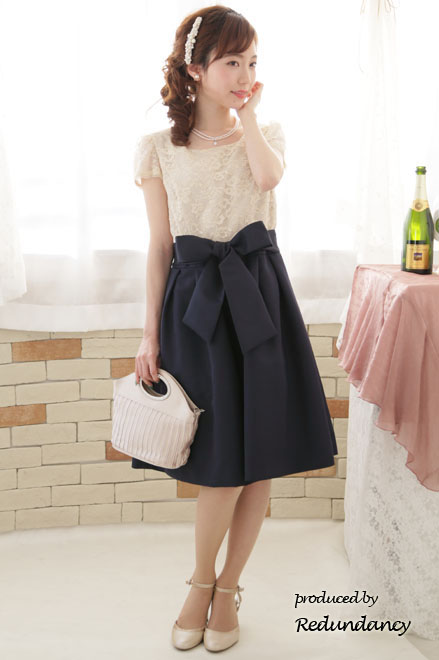 ホワイトパールとクリアビーズのコーム