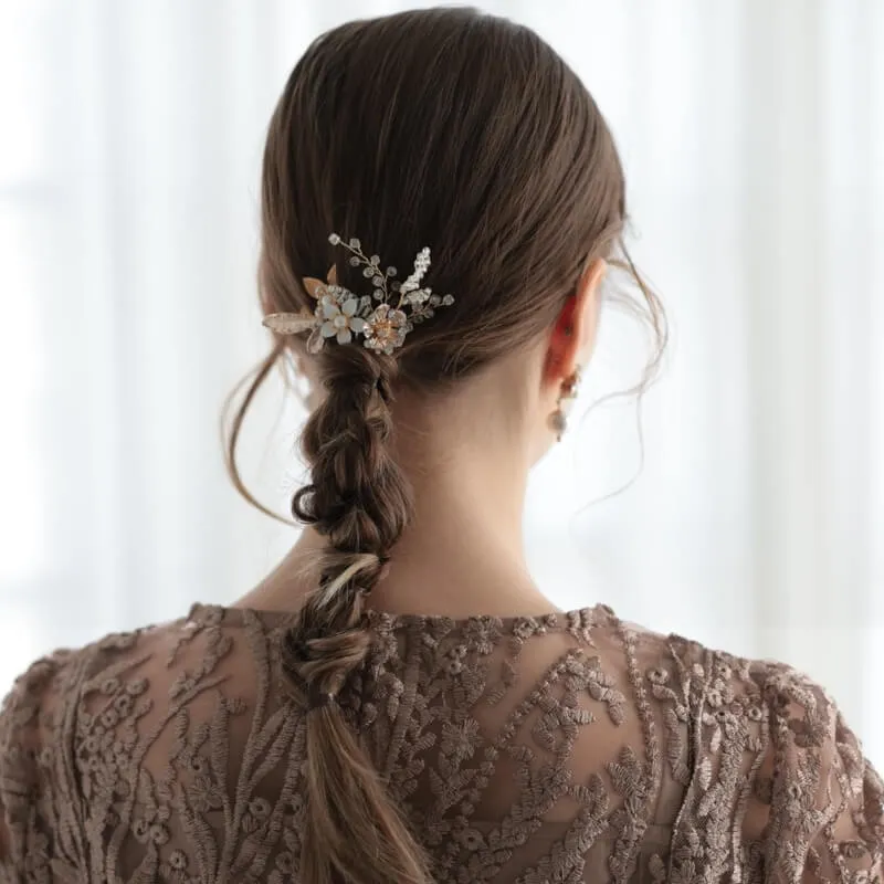 ゴールドブーケのヘアピン(5本セット)