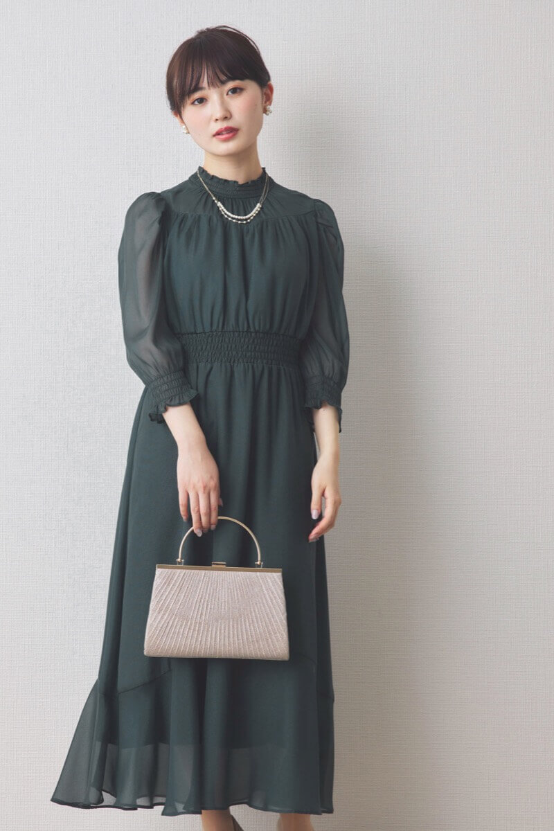 3連ベビーパールネックレス