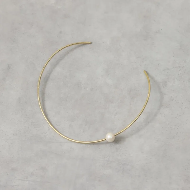 ポイントパールのゴールドチョーカー