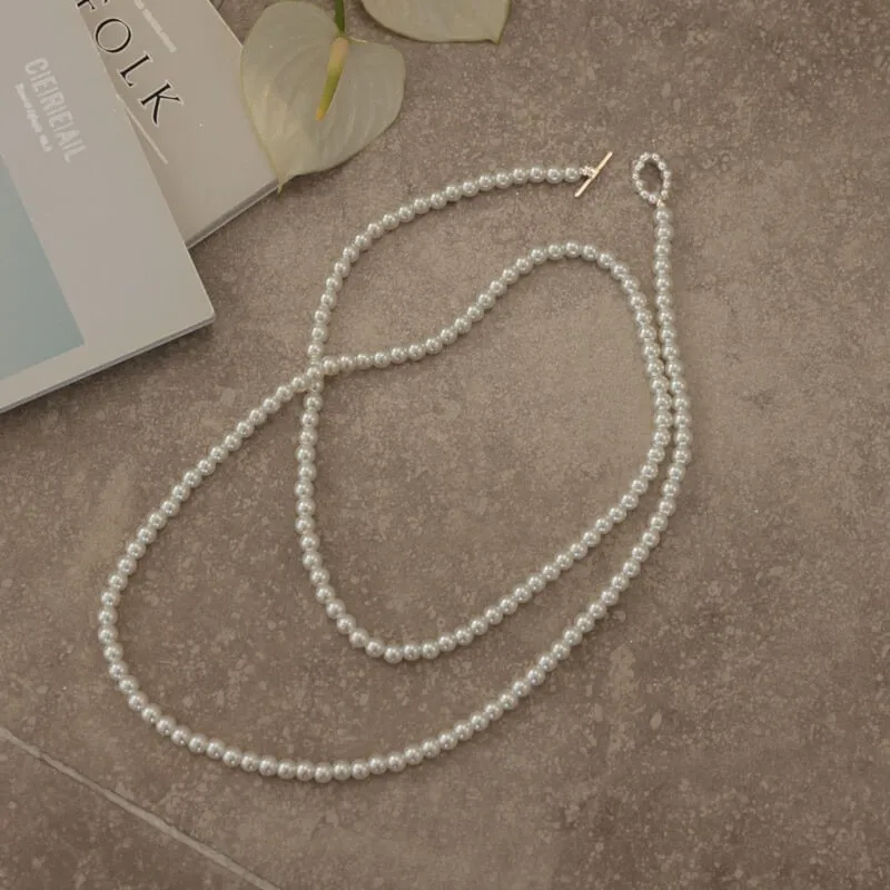 3wayロングパールネックレス