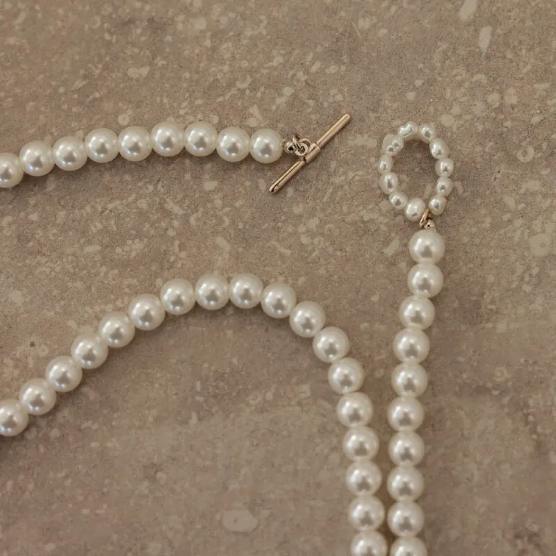 3wayロングパールネックレス