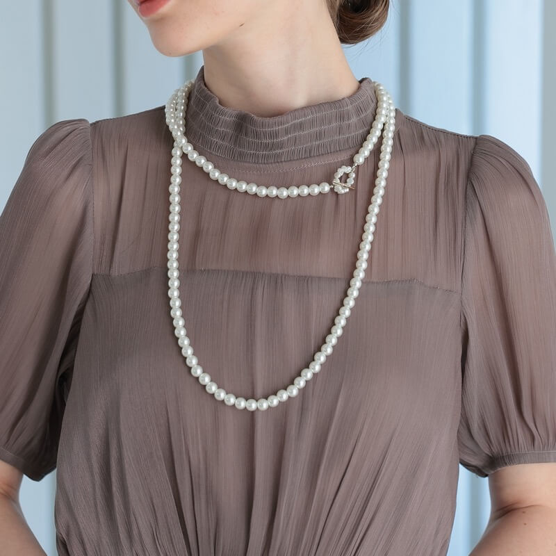 3wayロングパールネックレス