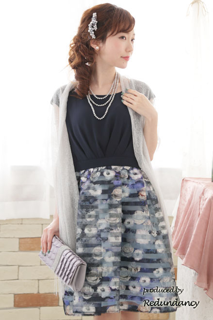 シルバーパールのロングネックレス