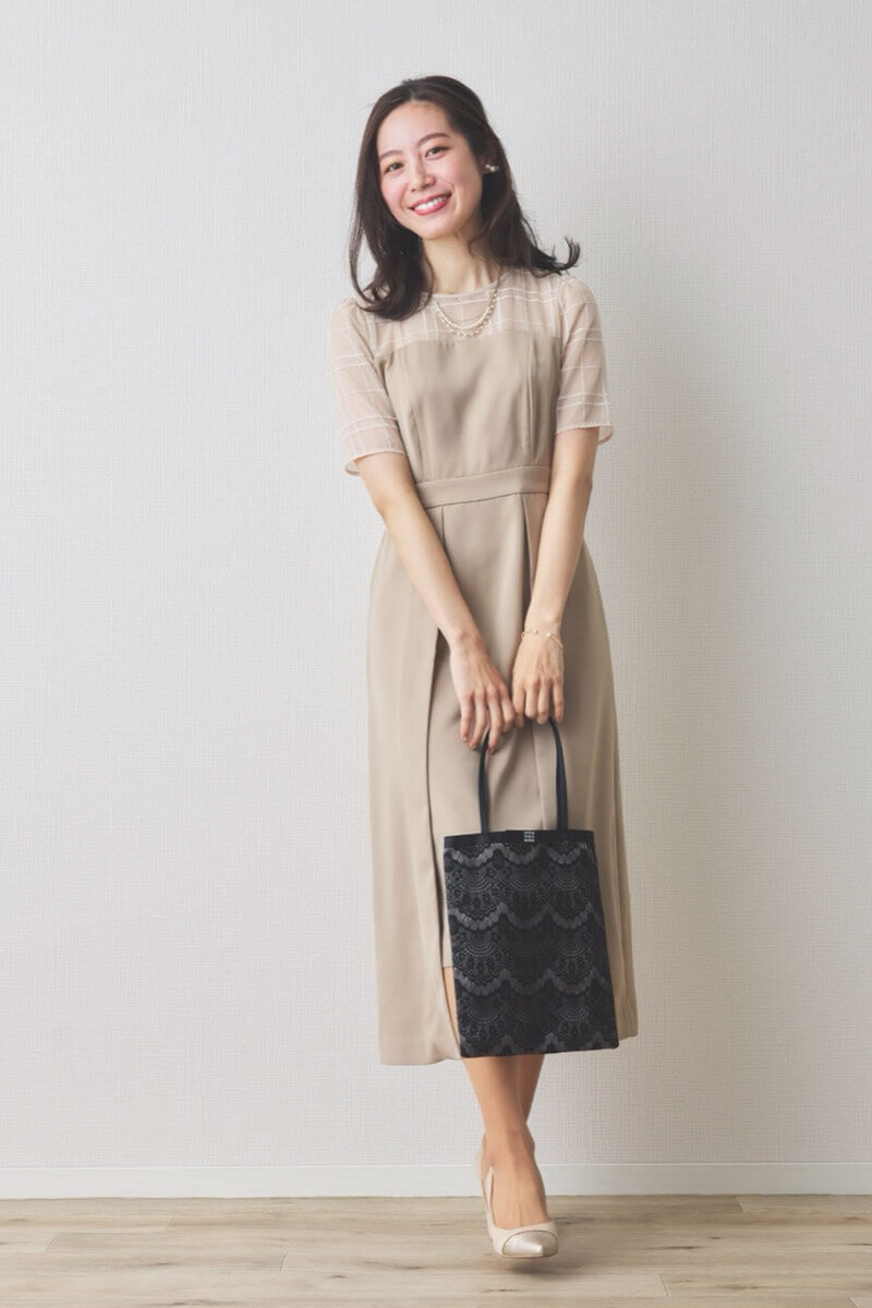 ブラックスカラップレースサブバッグ