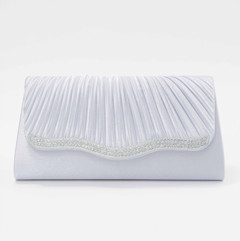 ネイビーのショルダーリボンミニ丈フリルドレスコーディネートセット