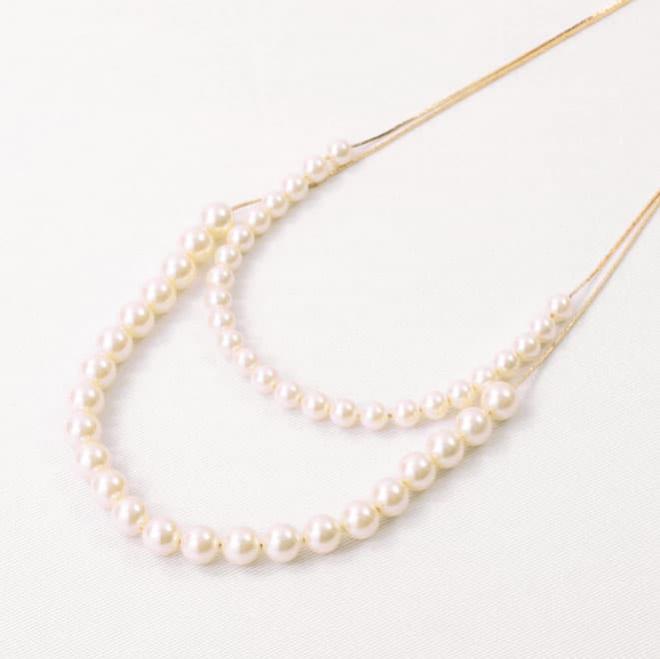 ピンクベージュの切替えレースドレスコーディネートセット