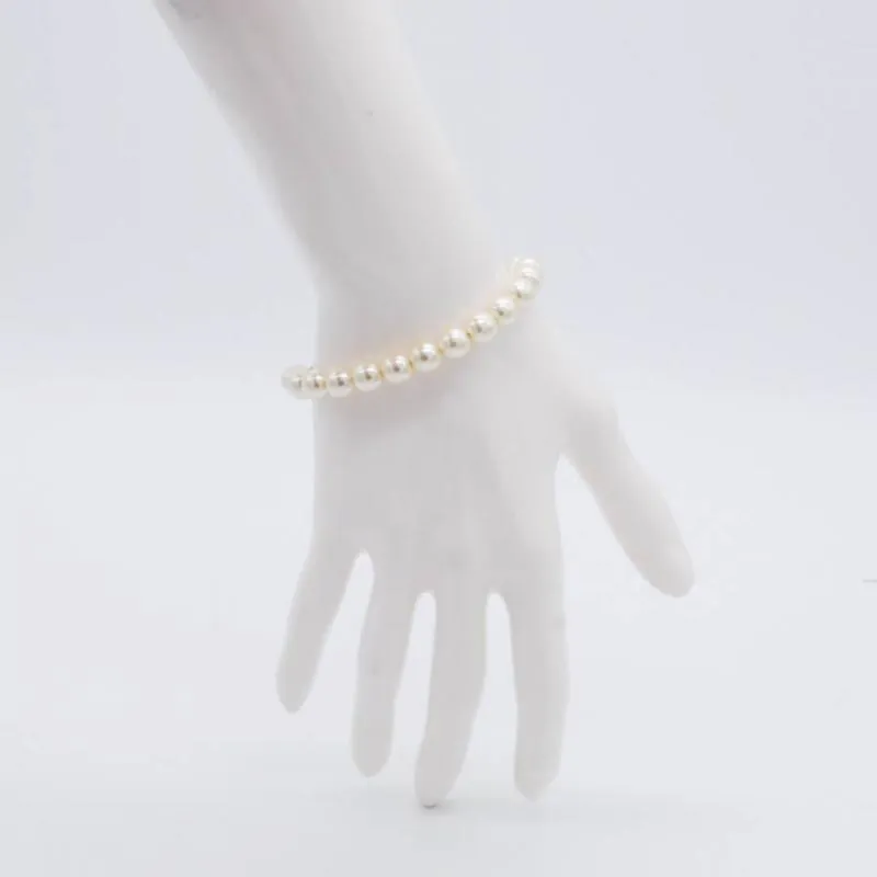 パール×ビジューモチーフのブレスレット