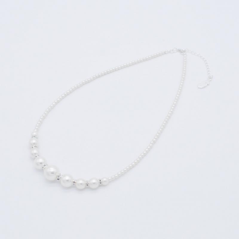 2連パールの3wayネックレス