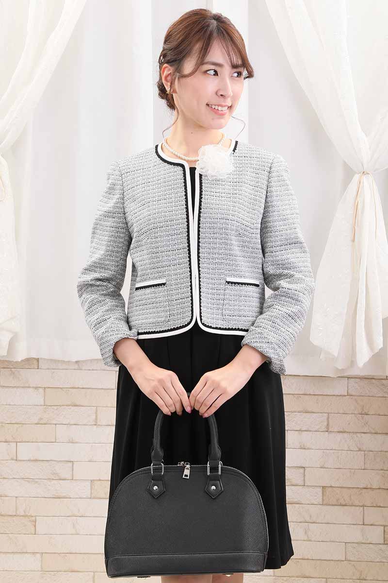 パール付きホワイトコサージュ