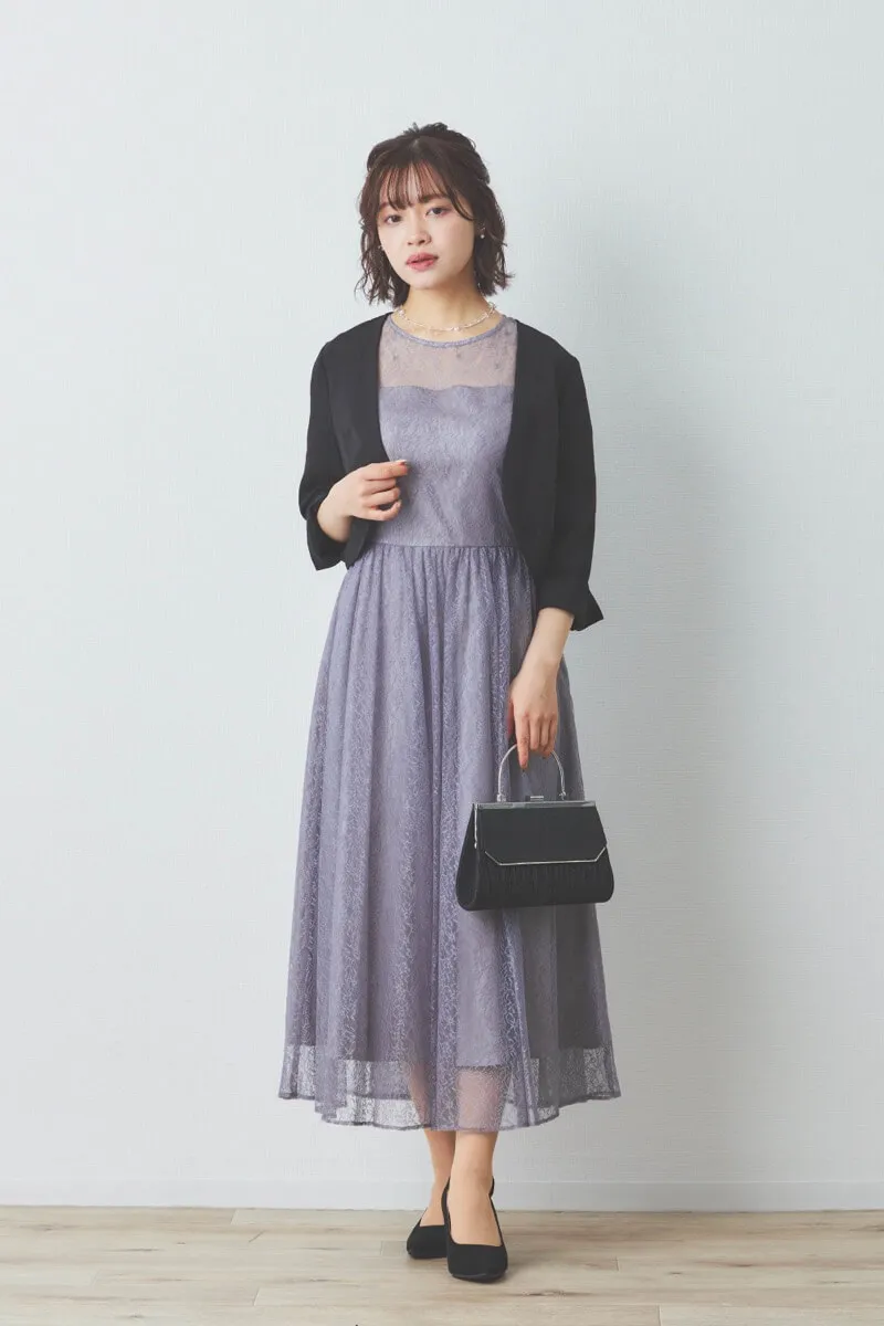 ブラックのラメプリーツハンドル付きバッグ