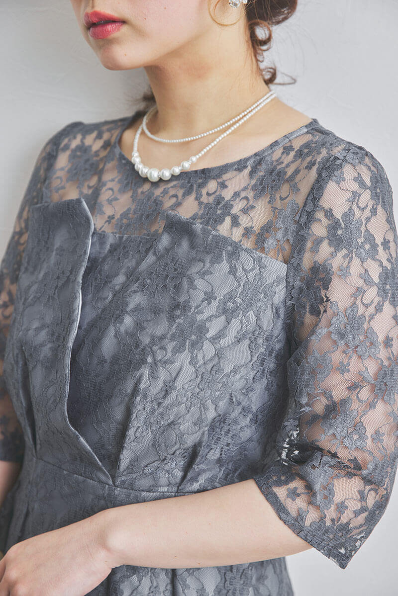 2連パールの3wayネックレス