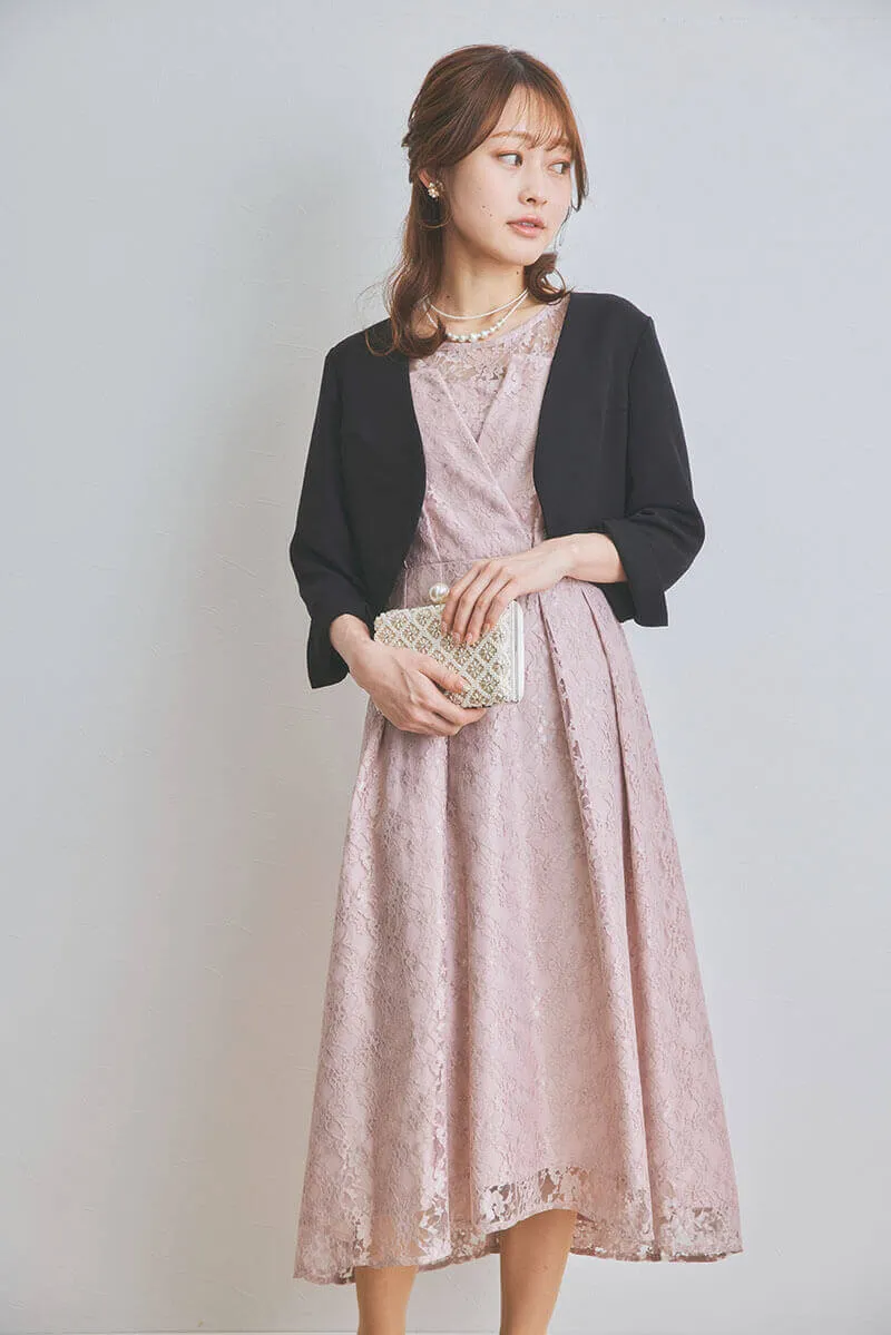 2連パールの3wayネックレス