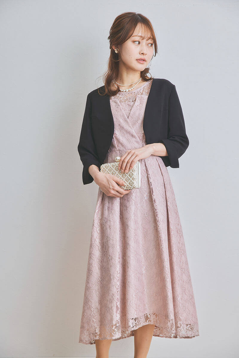 2連パールの3wayネックレス