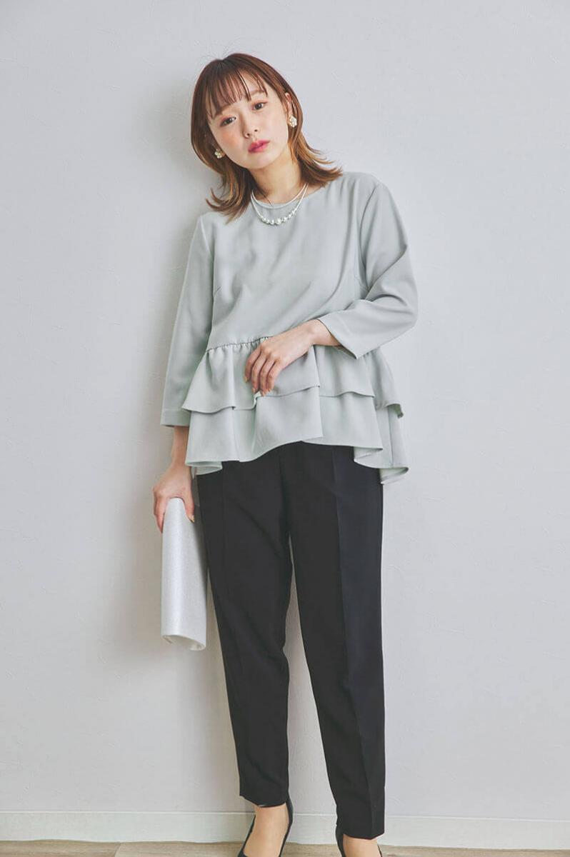 2連パールの3wayネックレス