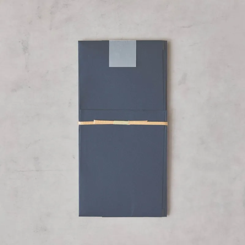 ネイビーのメンズスリム金封ご祝儀袋