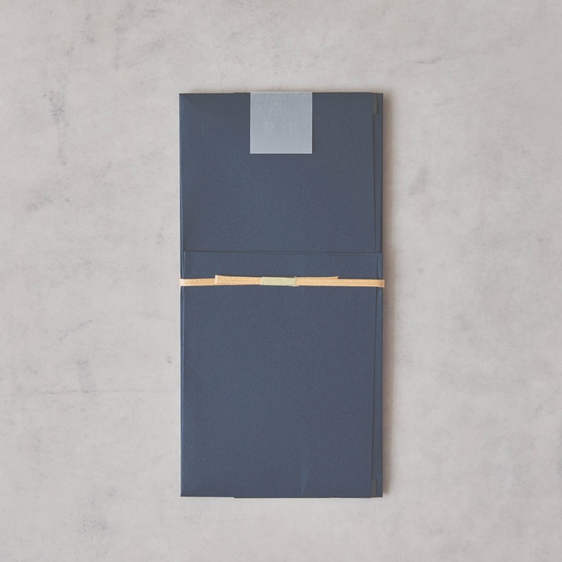 ネイビーのメンズスリム金封ご祝儀袋