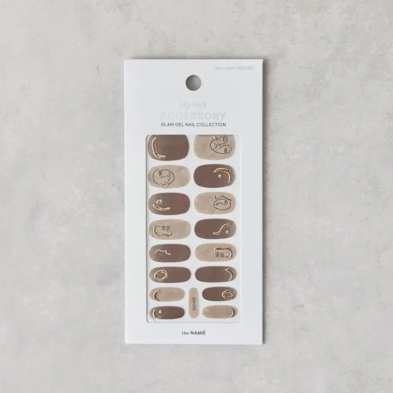 ネイルアートシール　アートブラウン　the NAMIÉ
