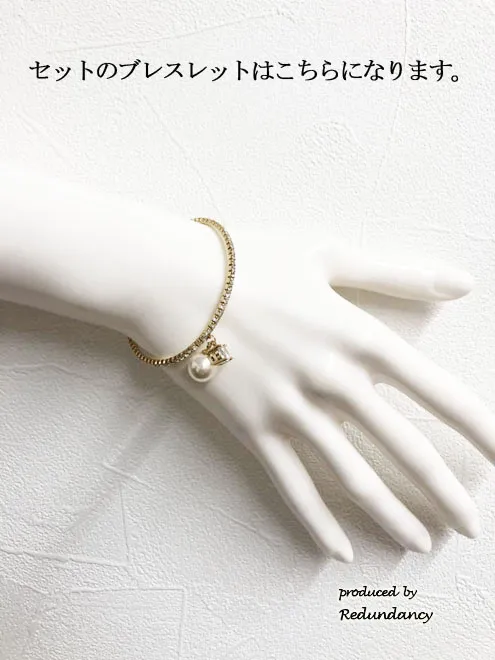 ブルーのネックリボンフリルAラインドレスコーディネートセット