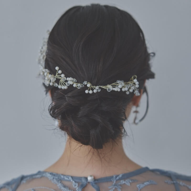 ミニパールのヘッドドレス