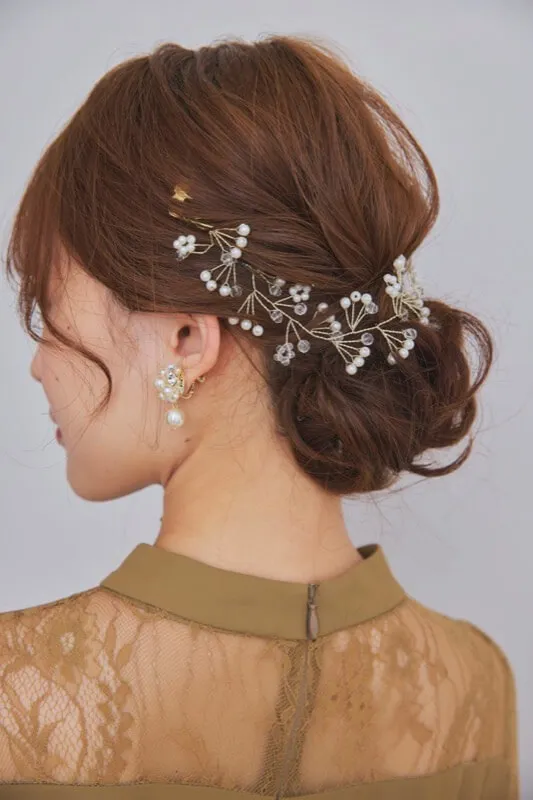 ミニパールのヘッドドレス