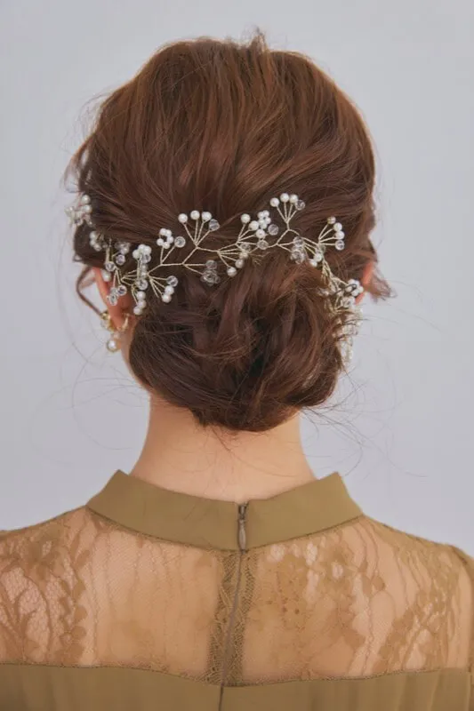 ミニパールのヘッドドレス