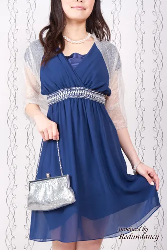 ホワイトビーズ編みこみショートネックレス