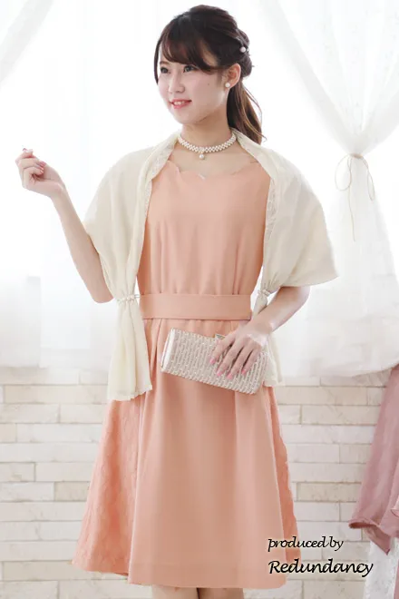 ホワイトパールと花のチョーカー