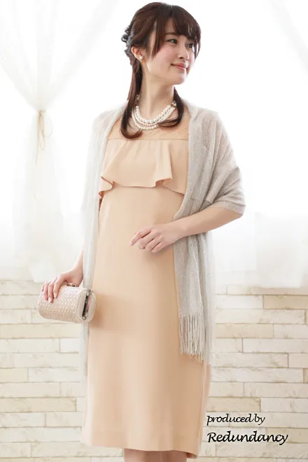 ホワイトパールのビジュー付三連ハーフ