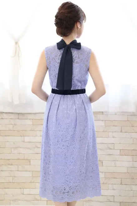 ラベンダーの総レースIラインドレス