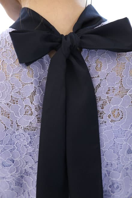 ラベンダーの総レースIラインドレス