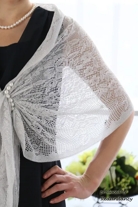 ネイビーのウエストビジューミモレ丈ドレスコーディネートセット