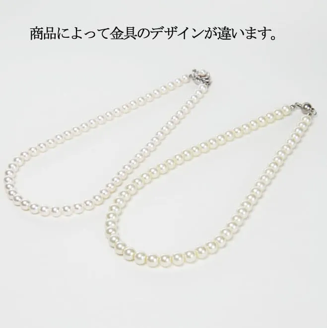 ホワイトパールのスタンダードネックレス