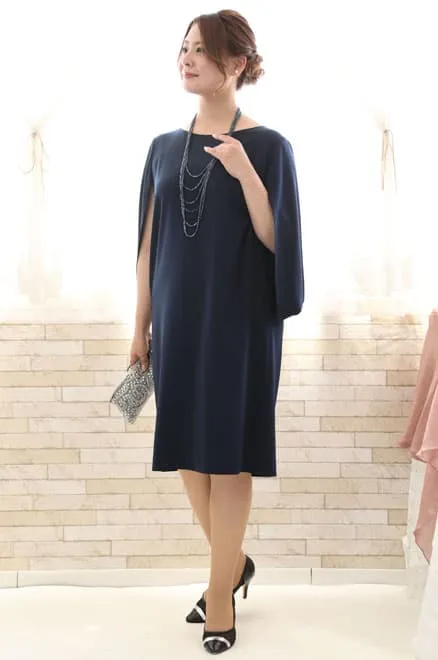 ブラックのビーズ6連ネックレス