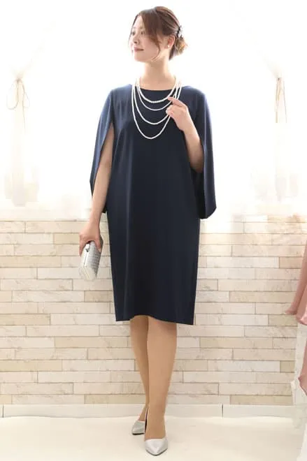 ホワイトパールの四連ロングネックレス