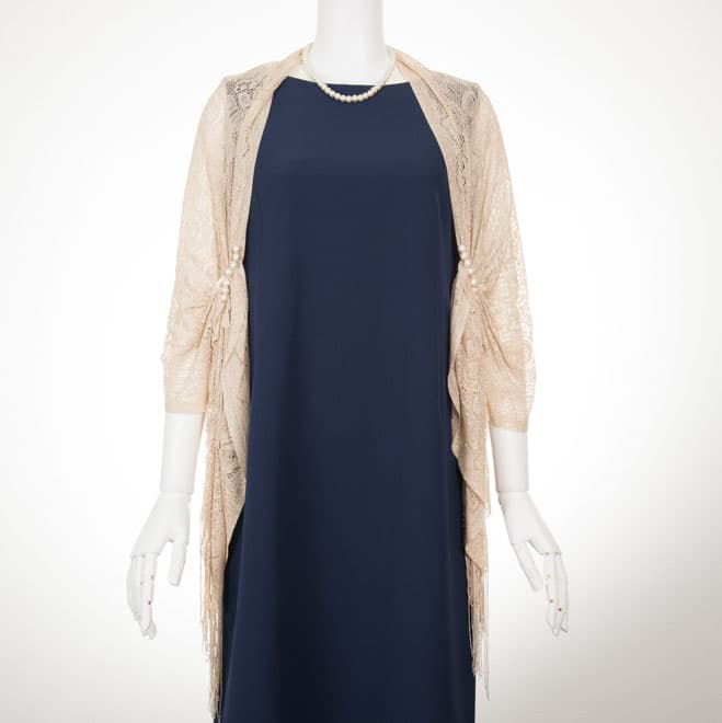 ゴールドのストール(ホック付)