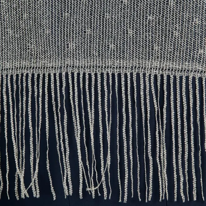 ゴールドのラメ入りストール