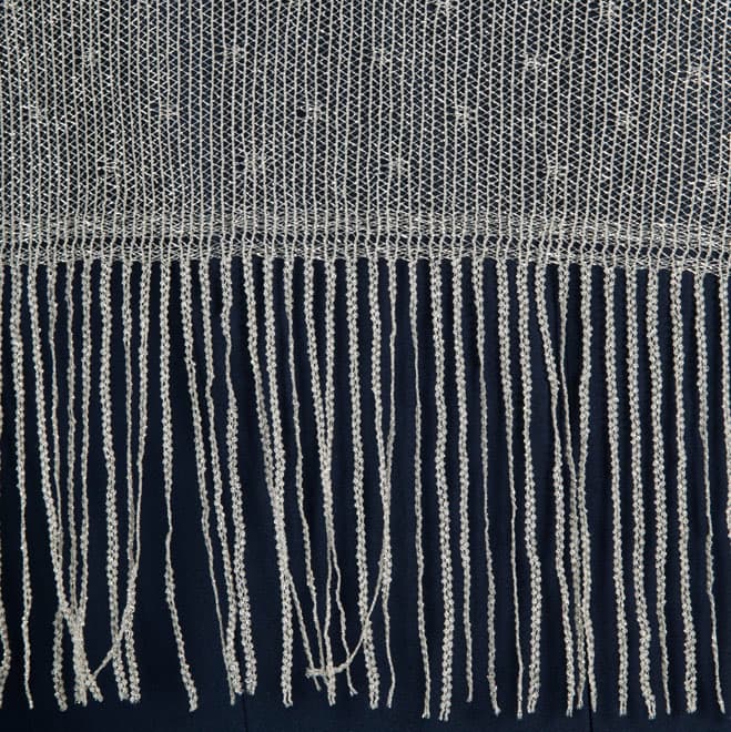 ゴールドのラメ入りストール