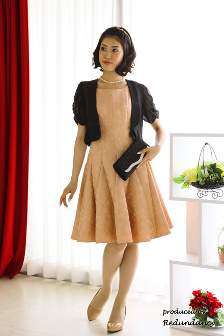 ブラックのジャケット風シフォンボレロ