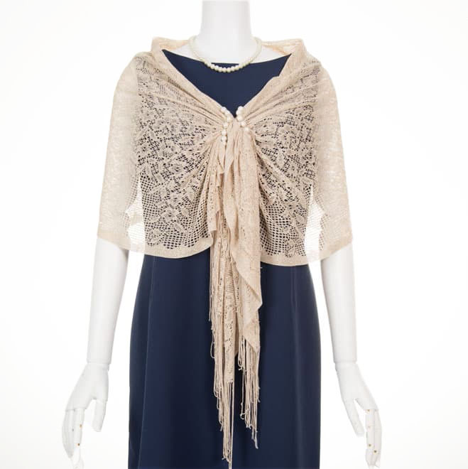 ゴールドのストール(ホック付)