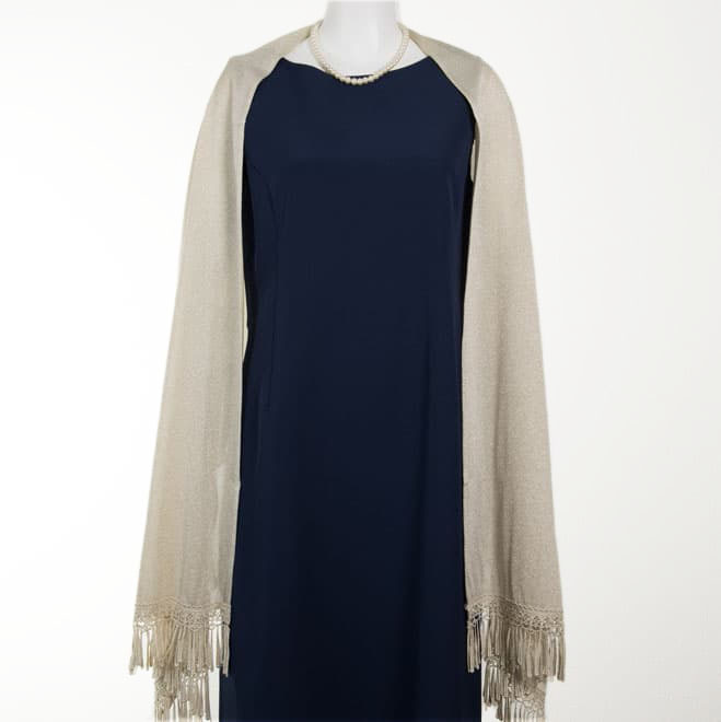 ゴールドのフリンジストール