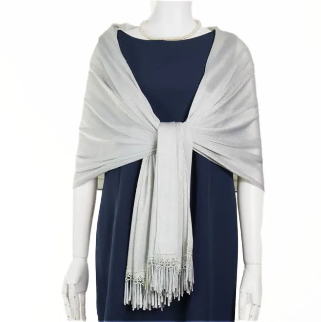 シルバーのフリンジストール