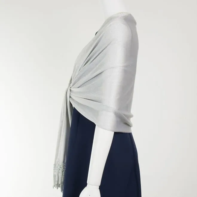 シルバーのフリンジストール