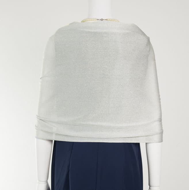 シルバーのフリンジストール