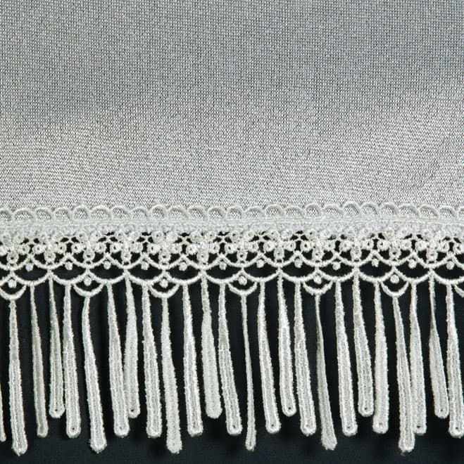 シルバーのフリンジストール