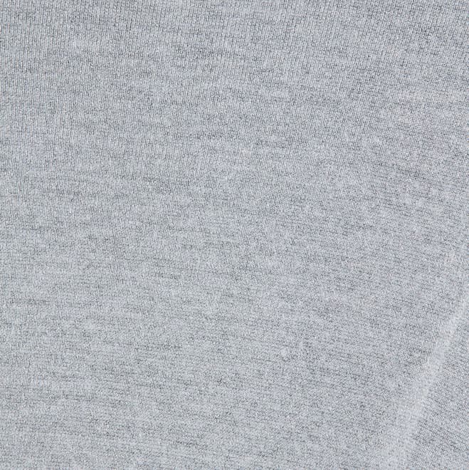 シルバーのラメ入り五分袖ボレロ