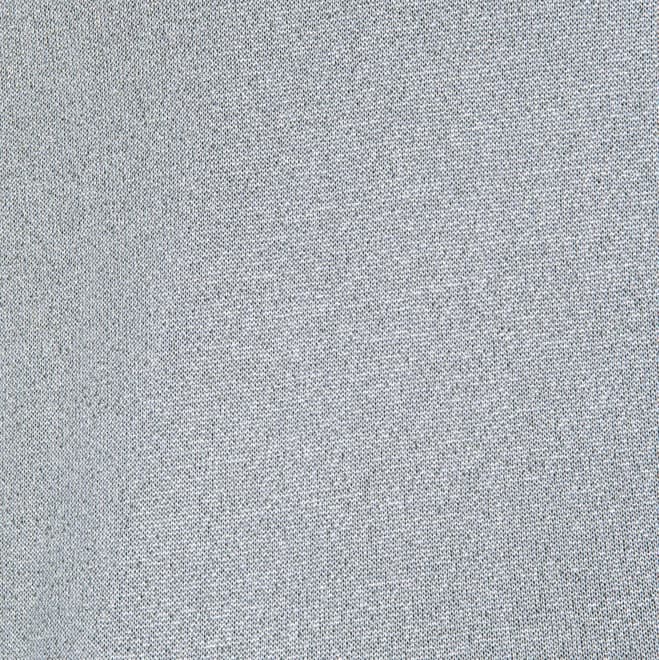 シルバーのラメ入り7分袖ボレロ