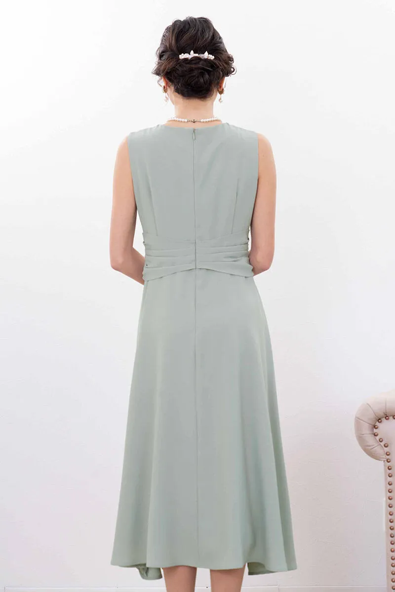 淡水パールとリーフのバレッタ