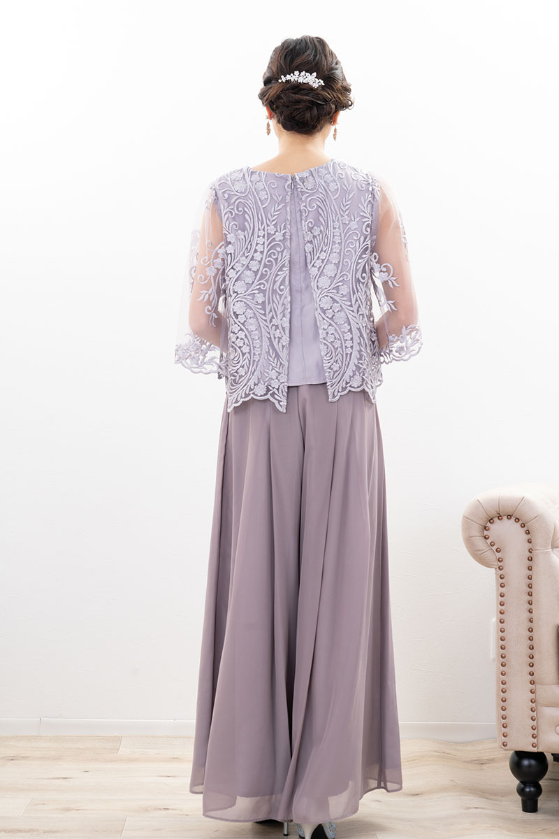 パールとビジューのフラワーコーム