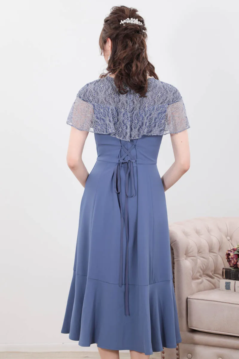 パールとビジューのフラワーコーム